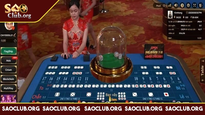 Tài xỉu livestream Saoclub là một game trực tuyến hấp dẫn